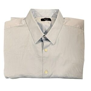 Theory Blue Casual Button Down Shirt